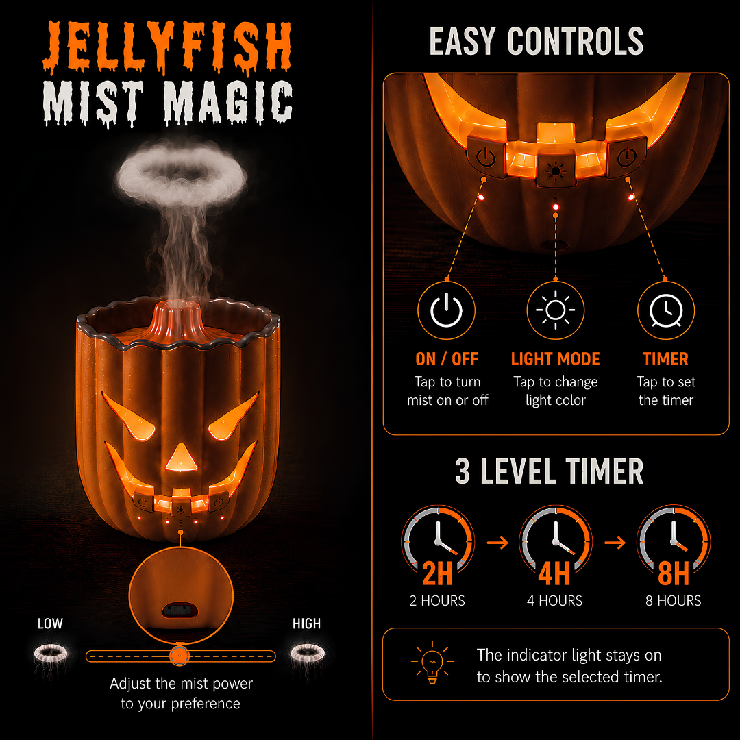 Spooky Pumpkin Humidifier